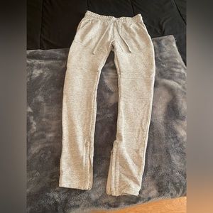 Pacsun Gray Sweat Pants (Adjustable Ankle Zippers)